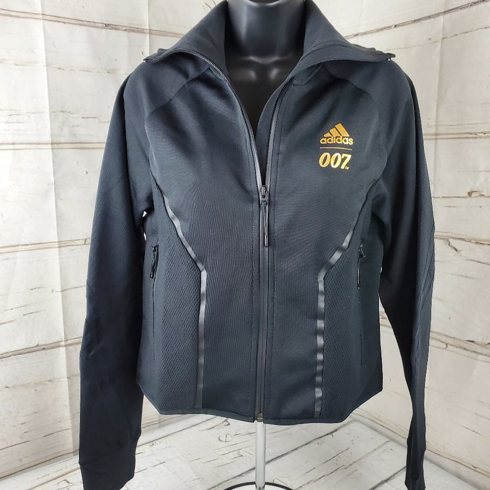 Adidas X 007 James Bond Women's Sizes Track Top Jacket Black Gold $120 GN6817